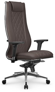 Офисное кресло МЕТТА L 1m 50M/2D Infinity Easy Clean мультиблок, нижняя часть 17839 темно-коричневый в Южно-Сахалинске