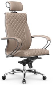 Кресло офисное Metta L 2c 44C/K116 Infinity Easy Clean мультиблок, нижняя часть 17838 темно-бежевый в Южно-Сахалинске