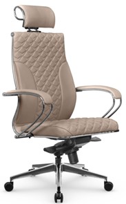 Кресло офисное Metta L 2c 44C/K116 Infinity Easy Clean мультиблок, нижняя часть 17839 темно-бежевый в Южно-Сахалинске