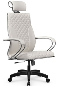 Кресло офисное Metta L 2c 44C/K116 Infinity Easy Clean топган, нижняя часть 17831 белый в Южно-Сахалинске