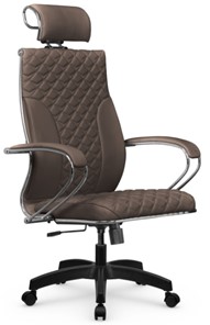 Кресло офисное Metta L 2c 44C/K116 Infinity Easy Clean топган, нижняя часть 17831 светло-коричневый в Южно-Сахалинске