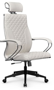 Кресло офисное Metta L 2c 44C/K116 Infinity Easy Clean топган, нижняя часть 17832 белый в Южно-Сахалинске