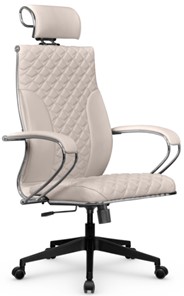 Кресло офисное Metta L 2c 44C/K116 Infinity Easy Clean топган, нижняя часть 17832 светло-бежевый в Южно-Сахалинске