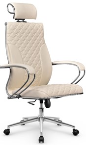 Кресло офисное Metta L 2c 44C/K116 Infinity Easy Clean топган OMS, нижняя часть 17853 молочный в Южно-Сахалинске