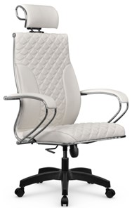 Кресло офисное Metta L 2c 44C/K116 Infinity Easy Clean топган OMS, нижняя часть 17859 белый в Южно-Сахалинске