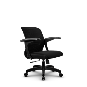 Кресло офисное SU-M-4/подл.160/осн.001, Черный в Южно-Сахалинске