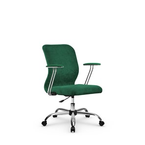 Кресло компьютерное SU-Mr-4/подл.078/осн.006 зеленый в Южно-Сахалинске
