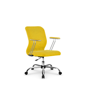 Кресло офисное SU-Mr-4/подл.078/осн.006 желтый в Южно-Сахалинске
