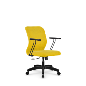 Кресло компьютерное SU-Mr-4/подл.109/осн.001 желтый в Южно-Сахалинске