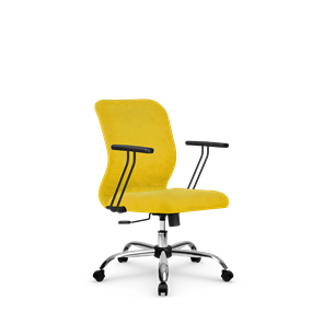 Офисное кресло SU-Mr-4/подл.109/осн.003  желтый в Южно-Сахалинске