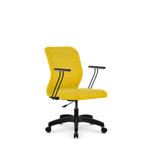 Офисное кресло SU-Mr-4/подл.110/осн.005 желтый в Южно-Сахалинске