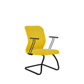 Кресло компьютерное SU-Mr-4/подл.110/осн.008 желтый в Южно-Сахалинске