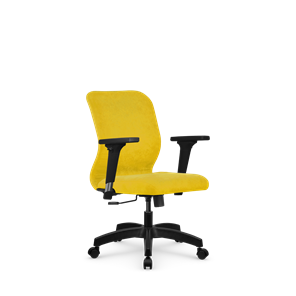 Кресло компьютерное SU-Mr-4/подл.200/осн.001 желтый в Южно-Сахалинске