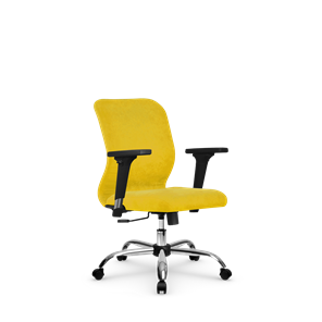 Офисное кресло SU-Mr-4/подл.200/осн.003 желтый в Южно-Сахалинске