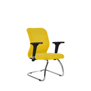 Офисное кресло SU-Mr-4/подл.200/осн.007 желтый в Южно-Сахалинске