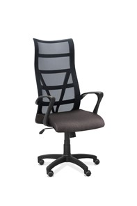 Офисное кресло для персонала Топ, сетка/ткань Bahama / черная/серая в Южно-Сахалинске
