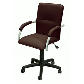 Кресло для офиса Самба-лифт СРП-034МП Люкс темно-коричневый в Южно-Сахалинске