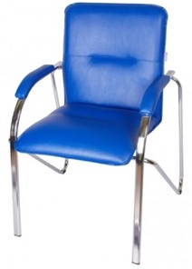 Кресло для офиса Самба СРП-036МП Люкс  голубой в Южно-Сахалинске