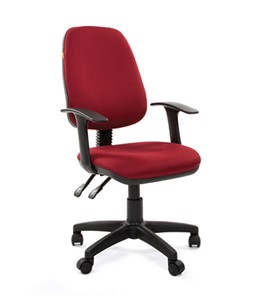 Кресло компьютерное CHAIRMAN 661 Ткань стандарт 15-11 красная в Южно-Сахалинске - предосмотр
