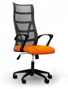 Компьютерное кресло ДамОфис 5600, оранж/черное в Южно-Сахалинске