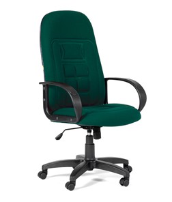 Кресло компьютерное CHAIRMAN 727 ткань ст., цвет зеленый в Южно-Сахалинске
