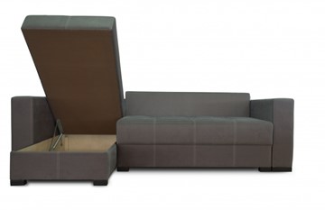 Угловой диван Fashion soft 210 (Uno grey + Brix latte) в Южно-Сахалинске - предосмотр 2