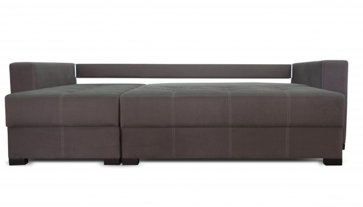 Угловой диван Fashion soft 210 (Uno grey + Brix latte) в Южно-Сахалинске - изображение 1