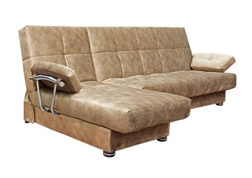 Угловой диван FLURE Home Милана 6 ДУ с хром. подлокотниками, НПБ в Южно-Сахалинске