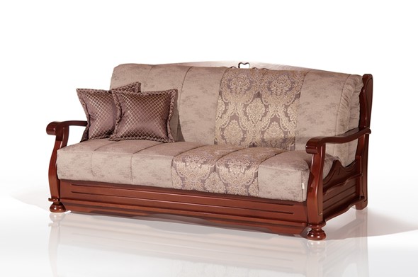 Прямой диван Фрегат 01-130 ППУ в Южно-Сахалинске - изображение