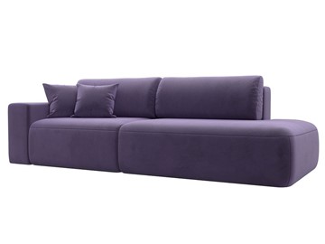 Прямой диван Лига-036 Модерн, Фиолетовый (велюр) в Южно-Сахалинске