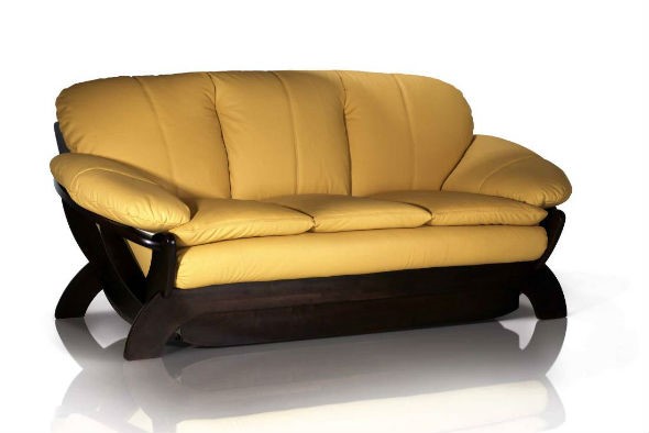 Прямой диван Верона трехместный без механизма в Южно-Сахалинске - изображение 1