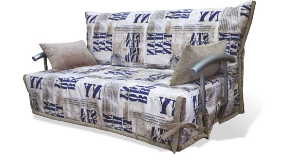 Прямой диван Аккордеон с боковинами, спальное место 1200 в Южно-Сахалинске - изображение