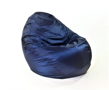 Кресло-мешок Макси, оксфорд, 150х100, черно-синее в Южно-Сахалинске