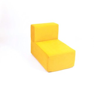 Кресло бескаркасное КлассМебель Тетрис 50х80х60, желтое в Южно-Сахалинске