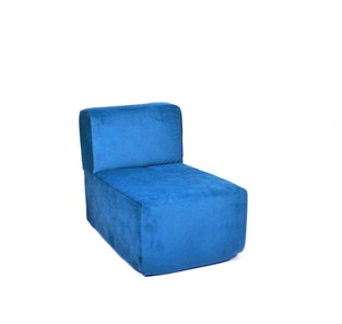 Кресло бескаркасное КлассМебель Тетрис 50х80х60, синий в Южно-Сахалинске