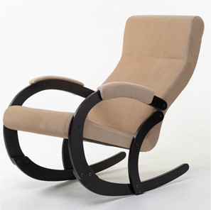 Кресло-качалка Корсика, ткань Amigo Beige 34-Т-AB в Южно-Сахалинске