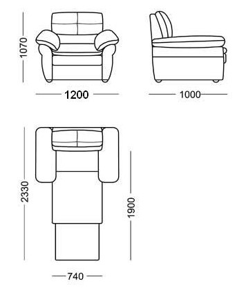 Кресло-кровать Кристина в Южно-Сахалинске - изображение 5