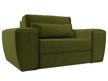Кресло-кровать Лига-008, Зеленый (Микровельвет) НПБ в Южно-Сахалинске