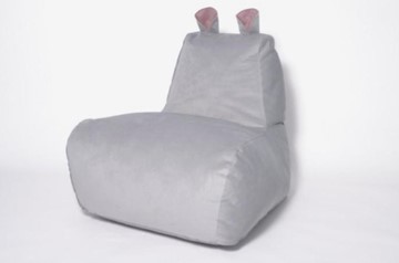 Кресло-мешок Бегемот серый в Южно-Сахалинске