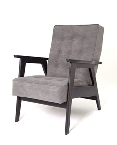 Кресло Ретро (венге / RS 15 - темно-серый) в Южно-Сахалинске