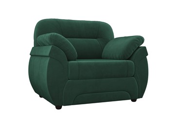 Мягкое кресло Бруклин, Зеленый (велюр) в Южно-Сахалинске
