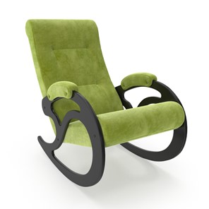 Кресло-качалка Модель 5, Verona 38 Apple Green-велюр в Южно-Сахалинске