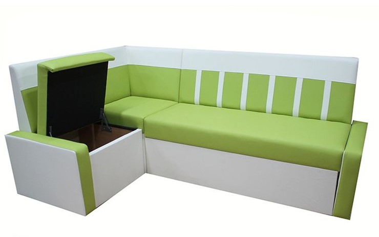 Угловой кухонный диван Квадро 2 со спальным местом в Южно-Сахалинске - изображение 1