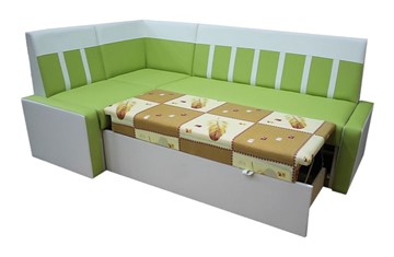 Угловой кухонный диван Квадро 2 со спальным местом в Южно-Сахалинске - предосмотр 2
