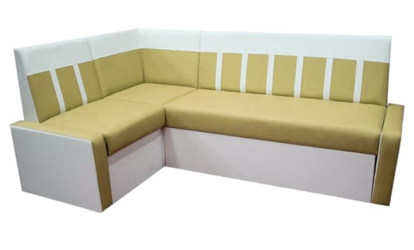 Угловой кухонный диван Квадро 2 со спальным местом в Южно-Сахалинске - изображение