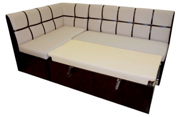 Кухонный угловой диван Квадро 5 со спальным местом в Южно-Сахалинске - предосмотр 1