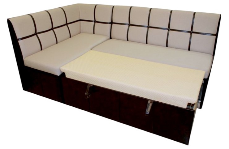 Кухонный угловой диван Квадро 5 со спальным местом в Южно-Сахалинске - изображение 1