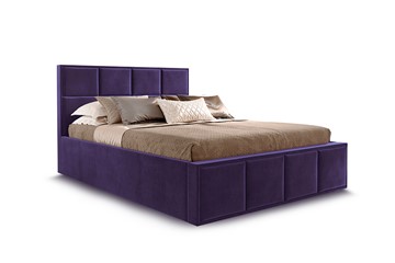 Кровать с основанием Октавия 1400,Мора фиолетовый в Южно-Сахалинске