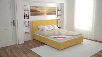 Кровать с механизмом 2-спальная Сарма Альба 160х200 (с коробом) в Южно-Сахалинске