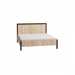 Двуспальная кровать Bauhaus 2 + 2.1 Основание с гибкими ламелями 1600, Дерево, Дуб Сонома в Южно-Сахалинске